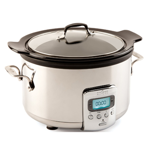 All-Clad 4-Quart Slow Cooker with Black Ceramic Insert