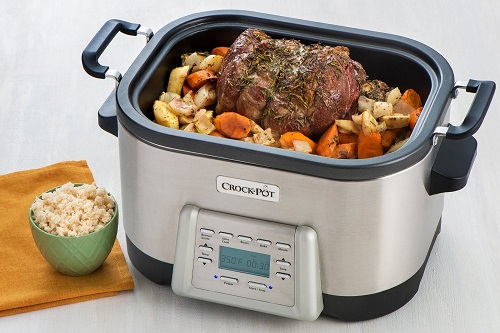 Crock-Pot 6-Quart 5-in-1 Multi-Cooker with Non-Stick Inner Pot - Roasting
