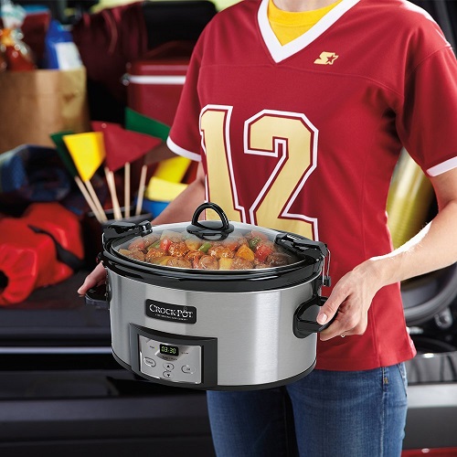 Crock-Pot 6-Quart Programmable Cook and Carry Oval Slow Cooker - Great for TailgatingCrock-Pot 6-Quart Programmable Cook and Carry Oval Slow Cooker - Great for Tailgating