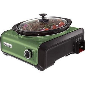 Crock-Pot Hook Up Connectable Entertaining Slow Cooker System, Green